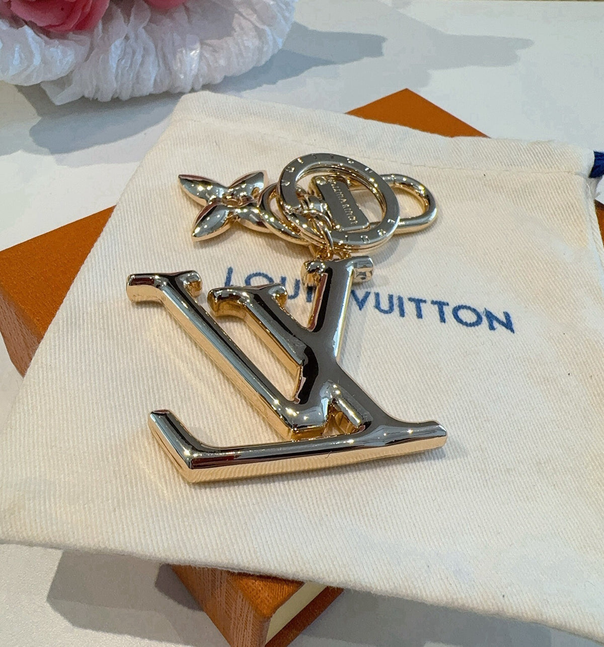 Leather Metal Keychain