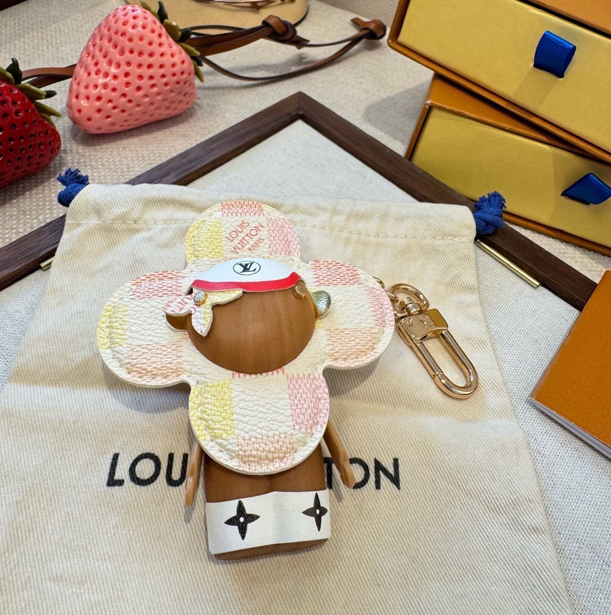 LOUIS VUITTON Bag Charm Keychain