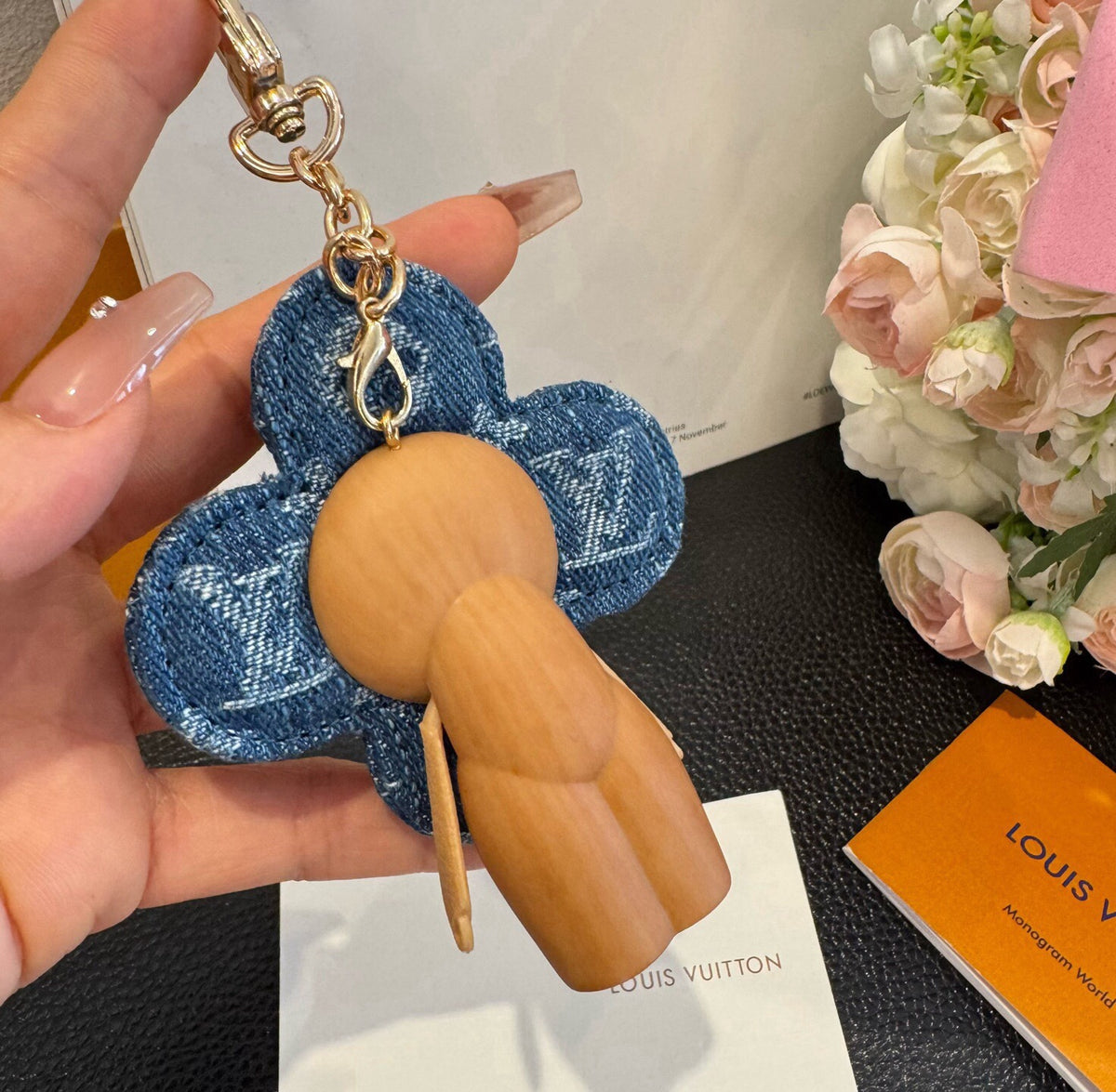 LOUIS VUITTON Bag Charm Keychain