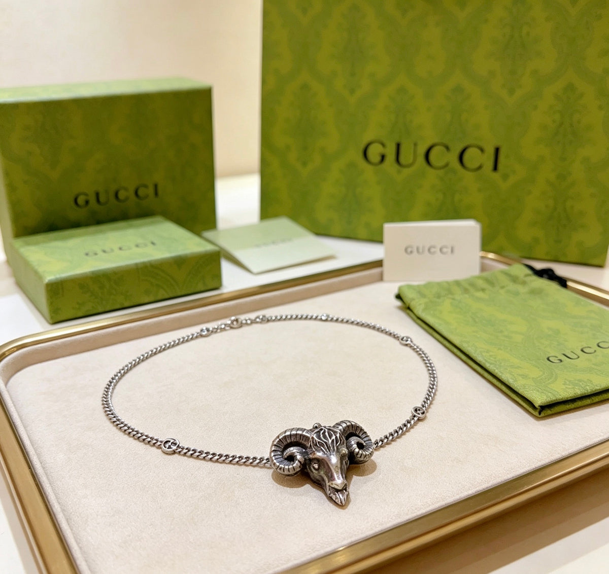 GUCCI Vintage Pendant Necklace