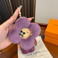 Faux Fur Bag Charm Keychain
