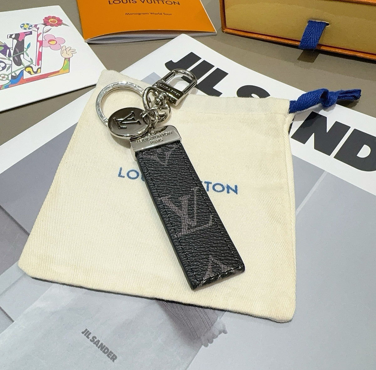 Canvas Logo Keychain