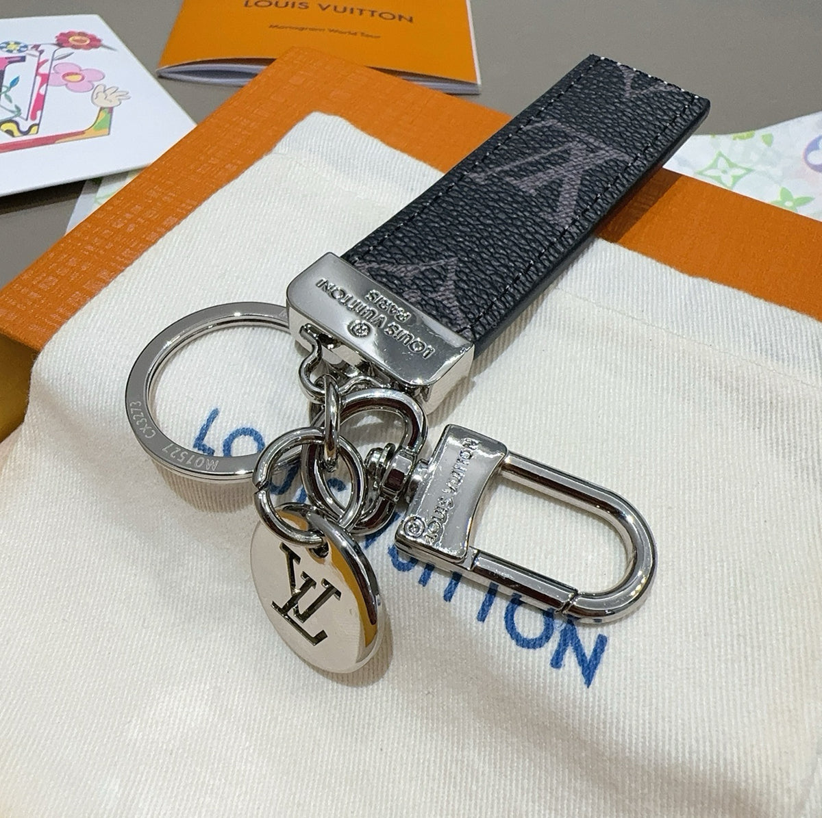 Canvas Logo Keychain