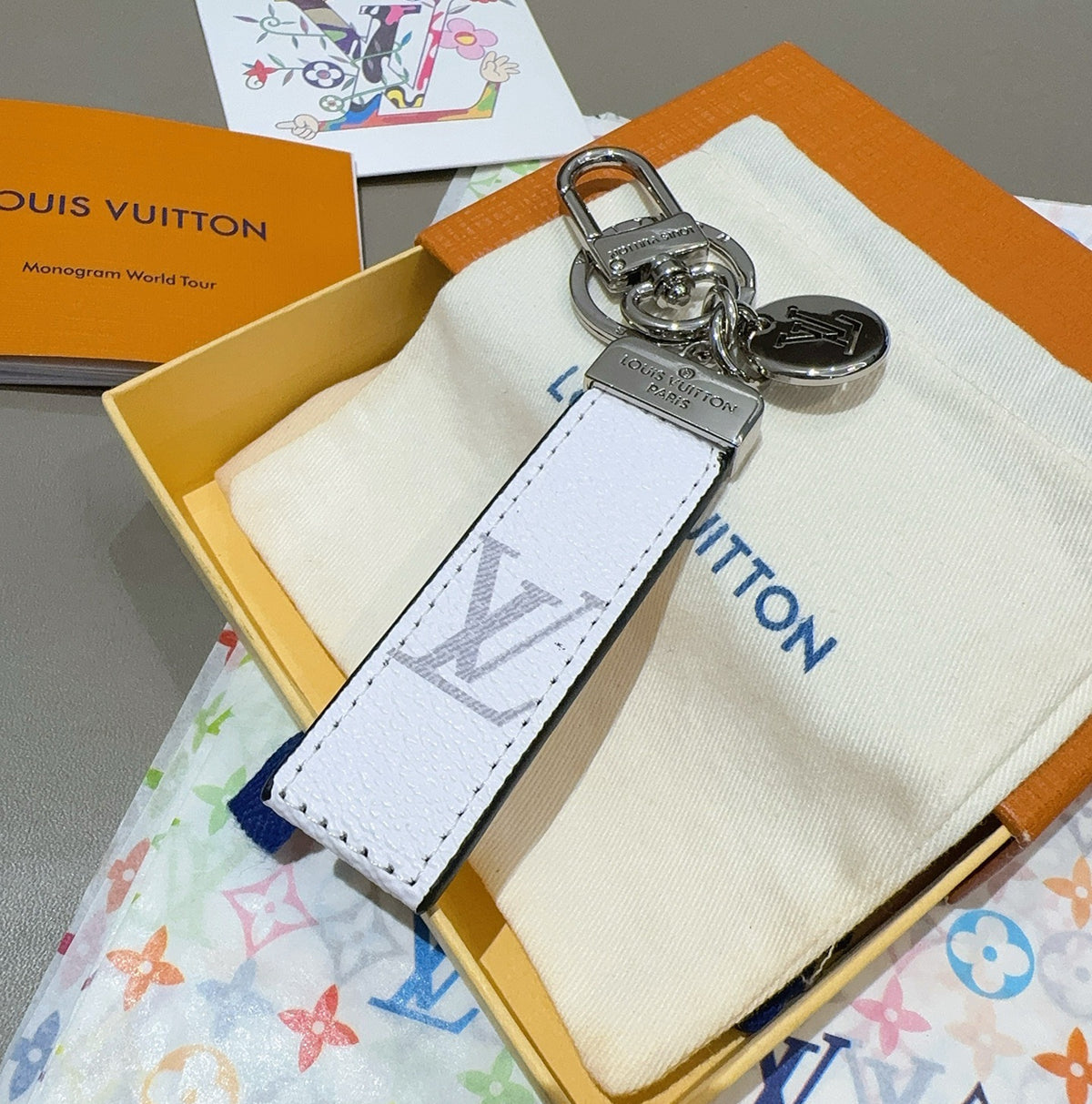 Canvas Logo Keychain