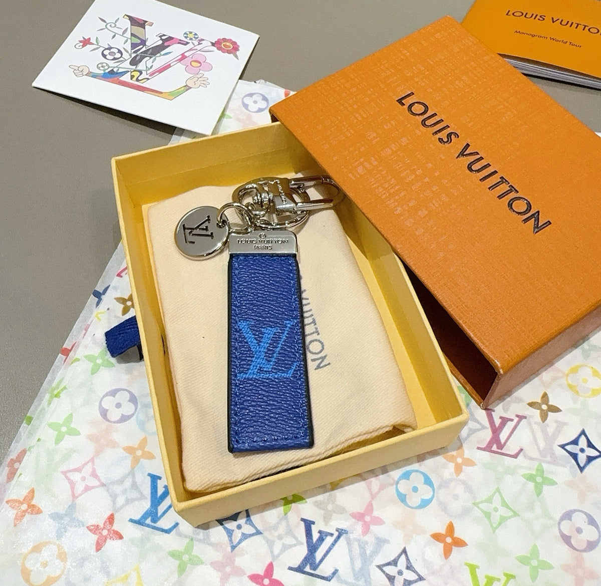 Canvas Logo Keychain