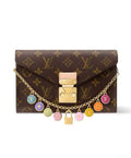 LOUIS VUITTON Metal Bag Charm Keychain