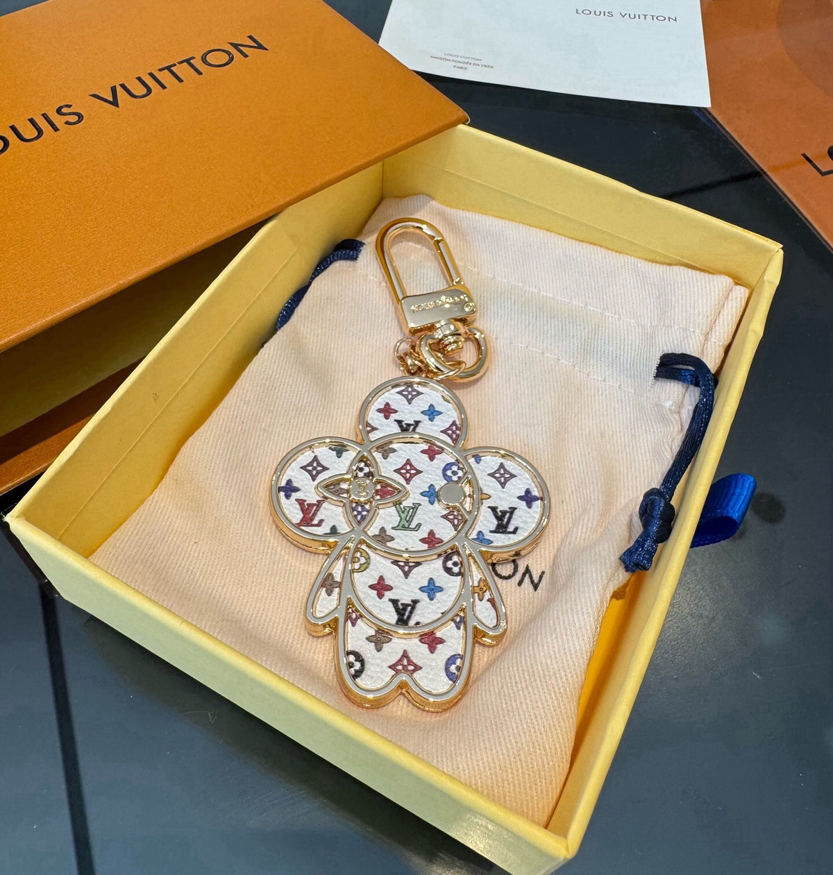 LOUIS VUITTON Bag Charm Keychain