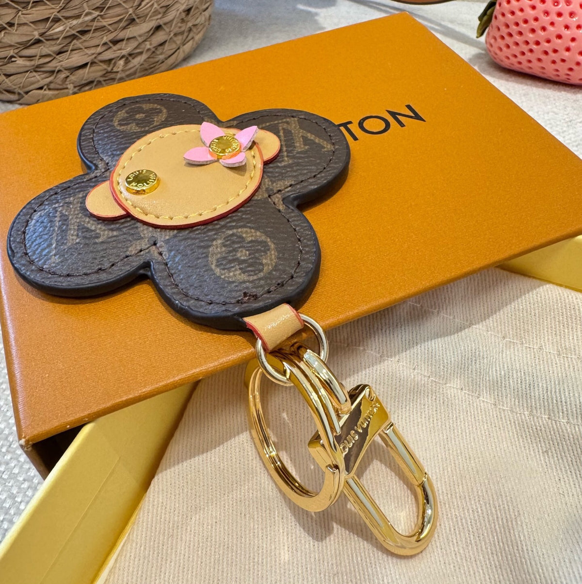 LOUIS VUITTON Bag Charm Keychain