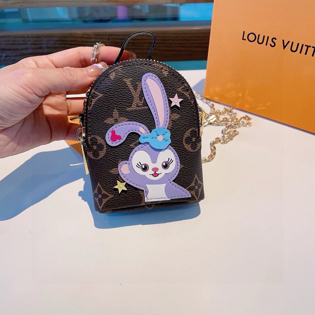 LOUIS VUITTON Metal Logo Mini Bag Bag Charm