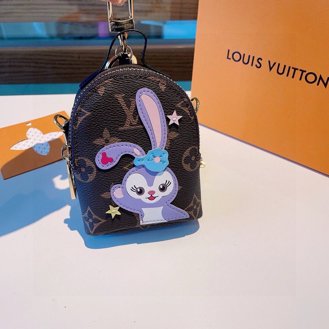 LOUIS VUITTON Metal Logo Mini Bag Bag Charm
