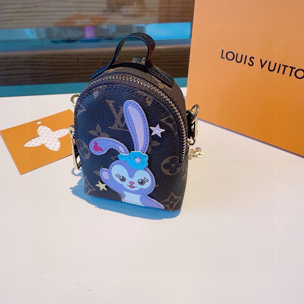 LOUIS VUITTON Metal Logo Mini Bag Bag Charm