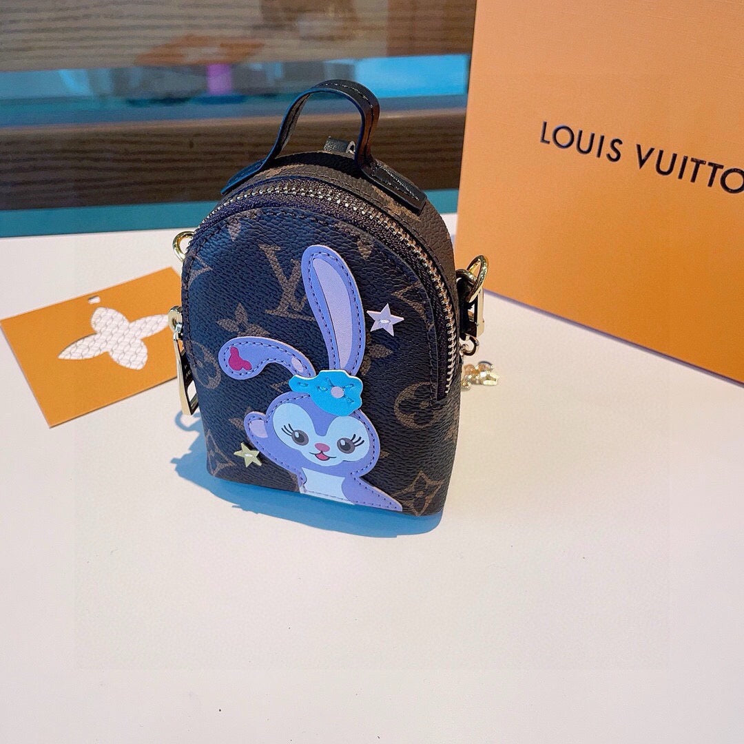 LOUIS VUITTON Metal Logo Mini Bag Bag Charm