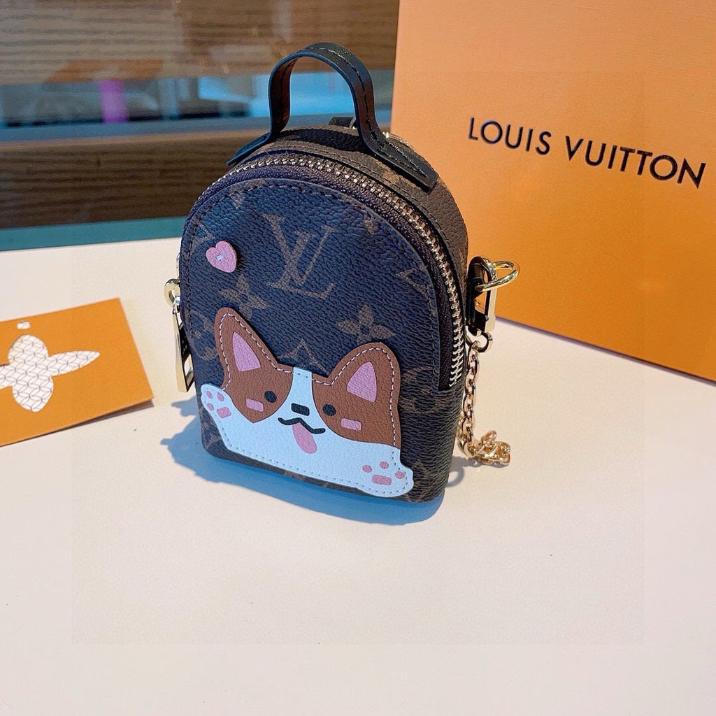 LOUIS VUITTON Metal Logo Mini Bag Bag Charm