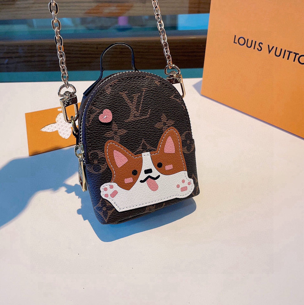 LOUIS VUITTON Metal Logo Mini Bag Bag Charm