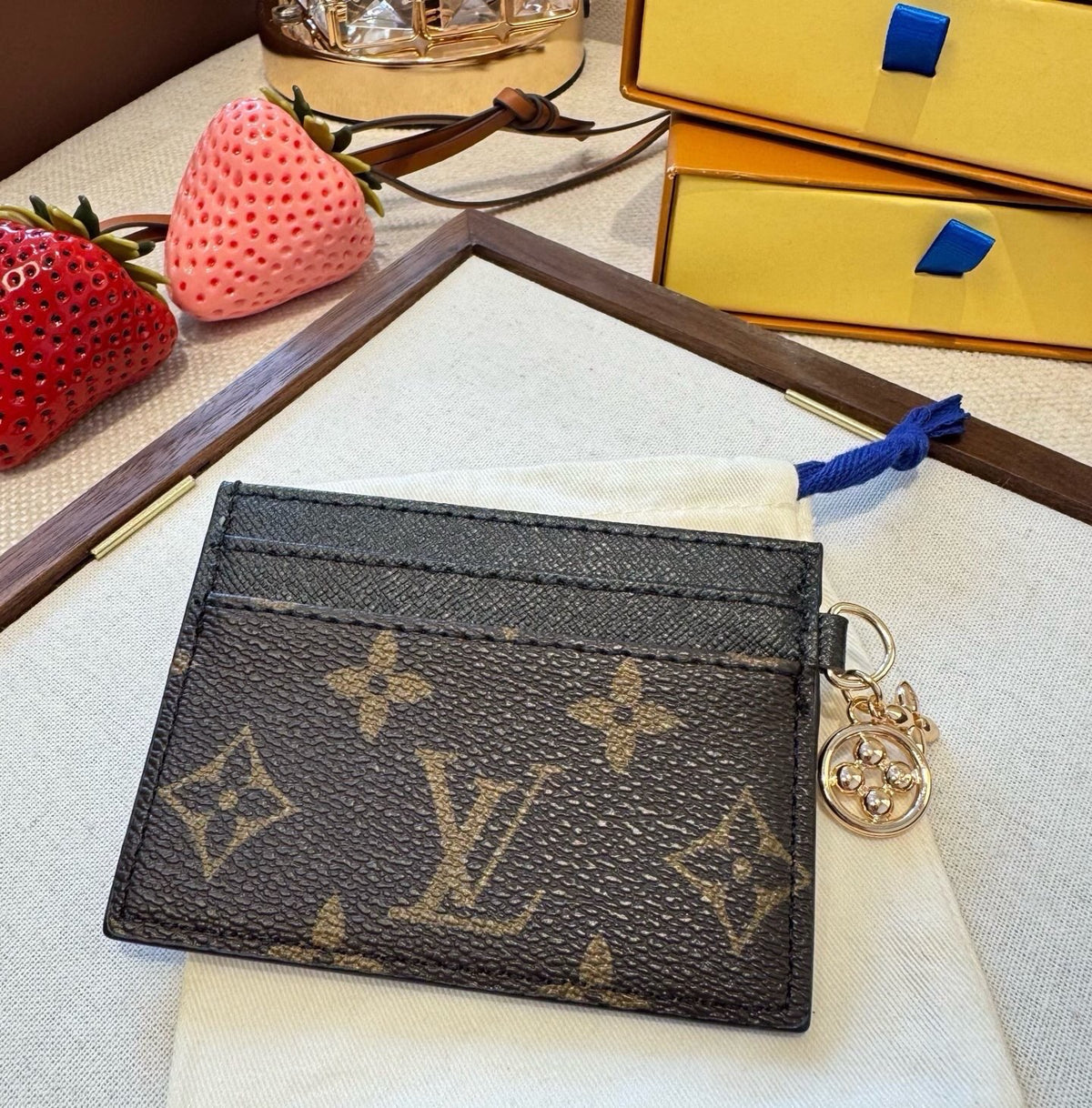 Canvas Metal Mini Bag Bag Charm