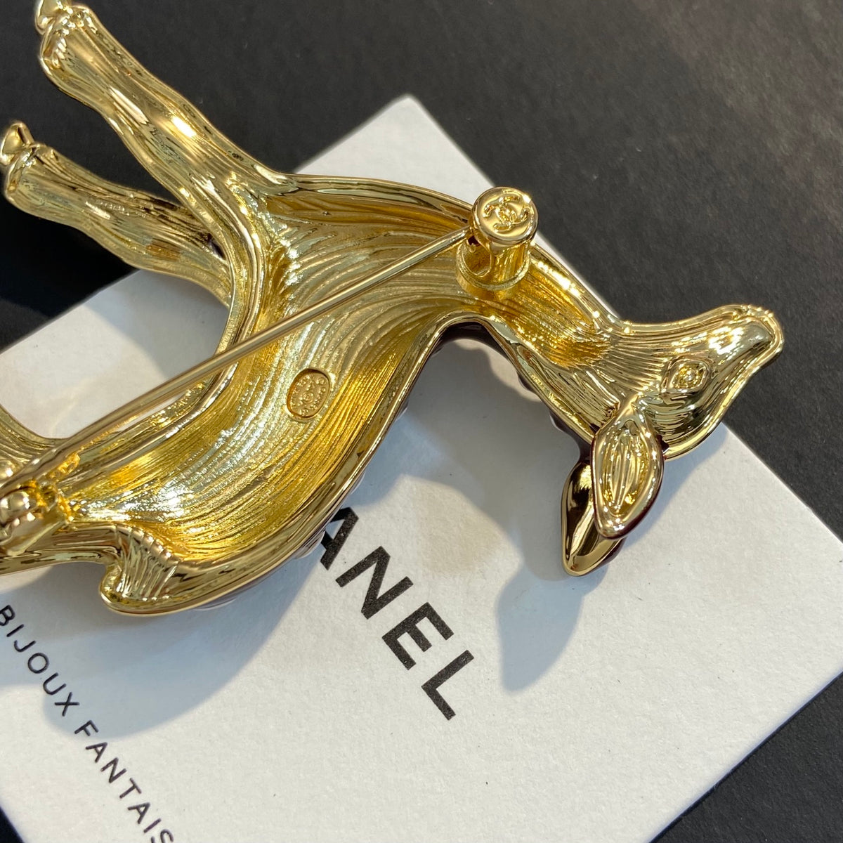 CHANEL Enamel Double-C Vintage Necklace