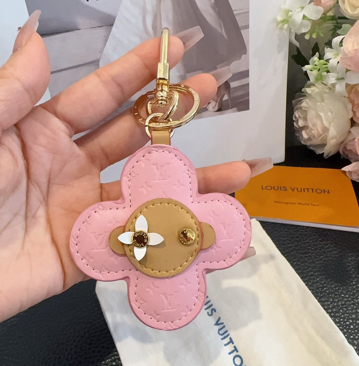 LOUIS VUITTON Bag Charm Keychain