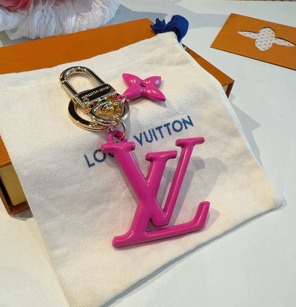 Leather Metal Keychain