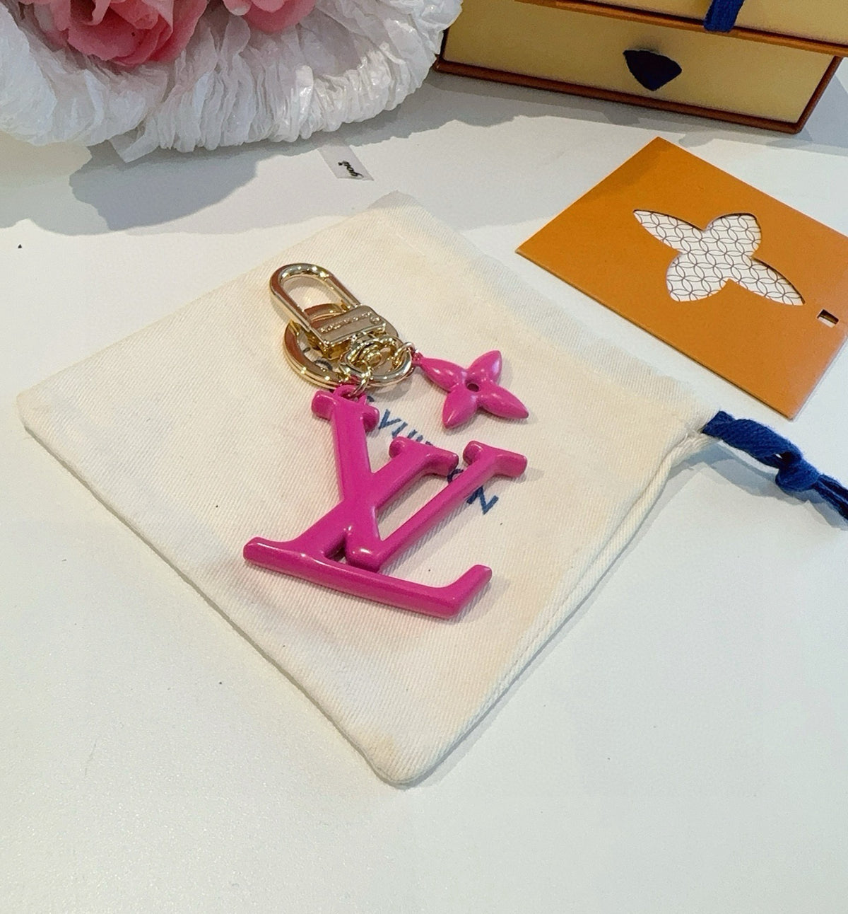 Leather Metal Keychain