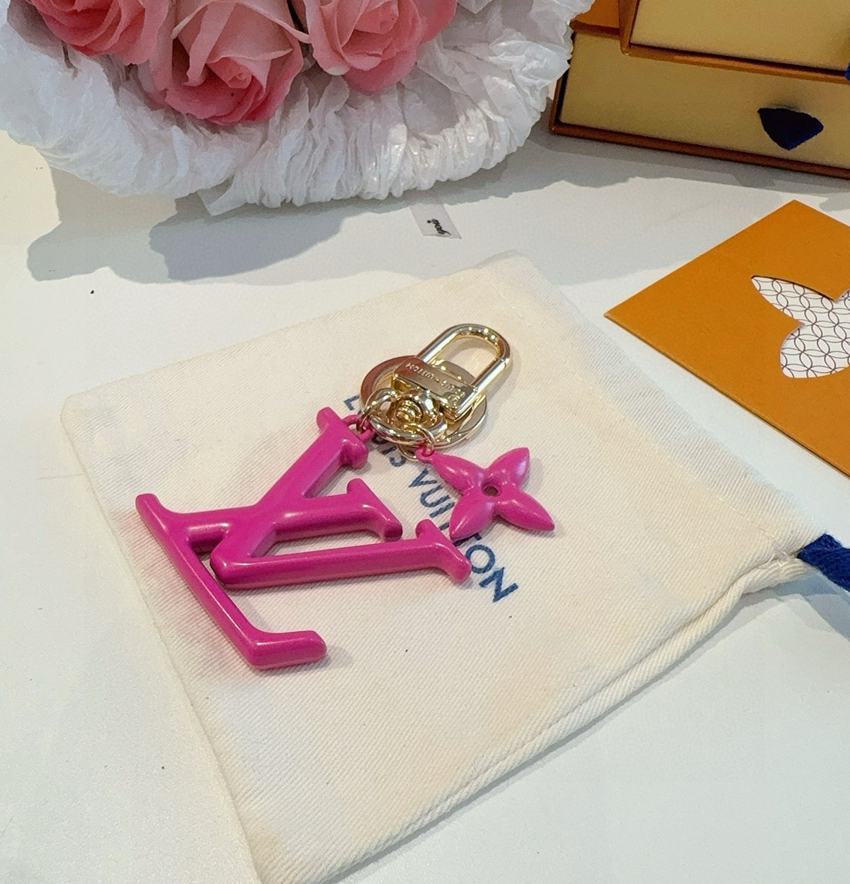 Leather Metal Keychain