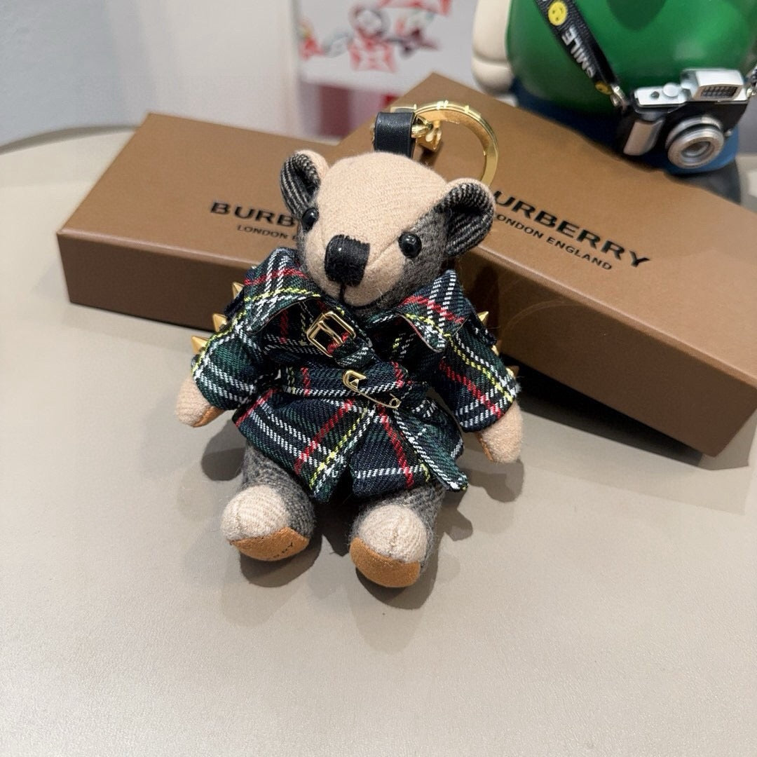 BURBERRY Metal Bag Charm Keychain