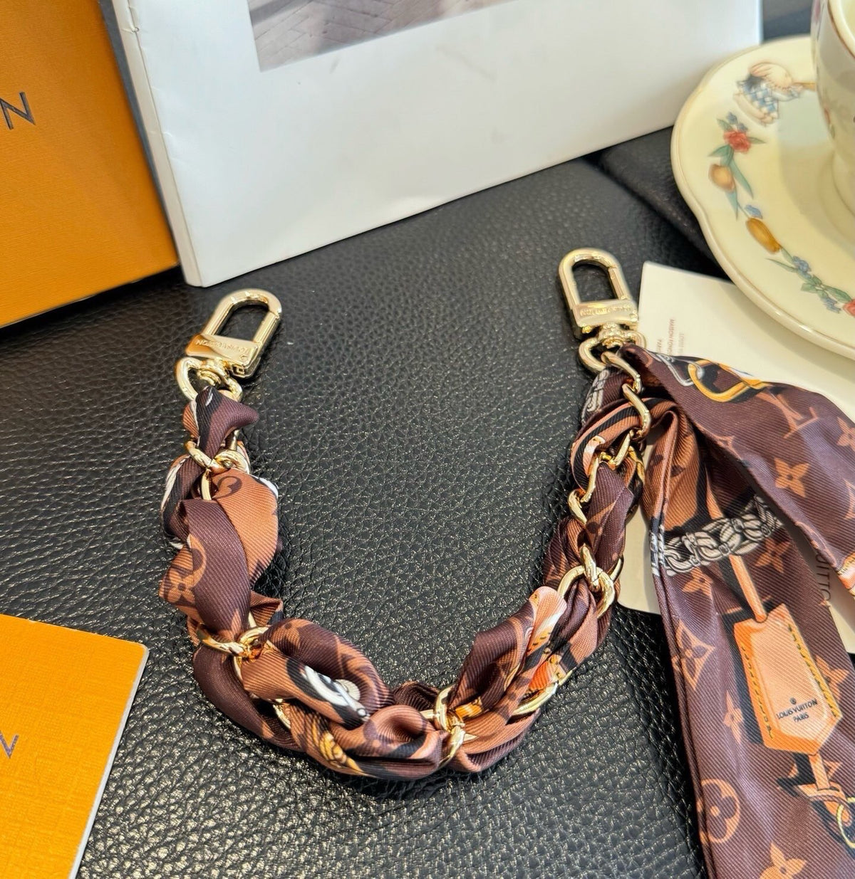 Metal Bag Charm Keychain