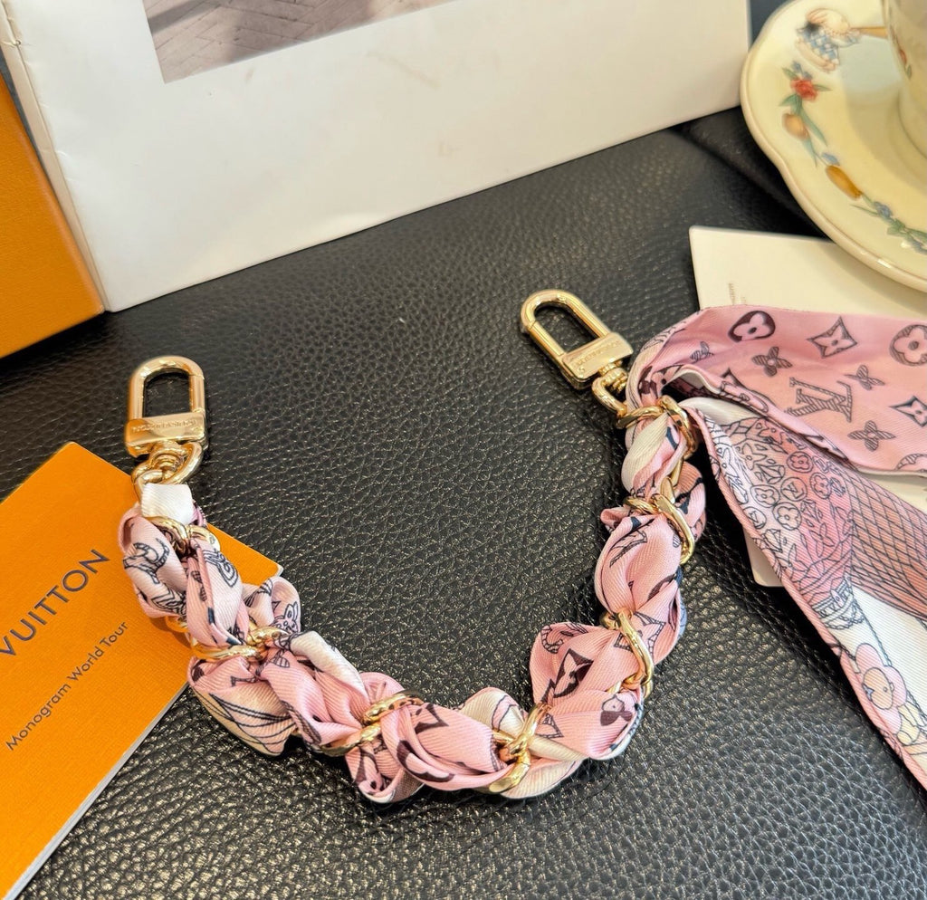 Metal Bag Charm Keychain