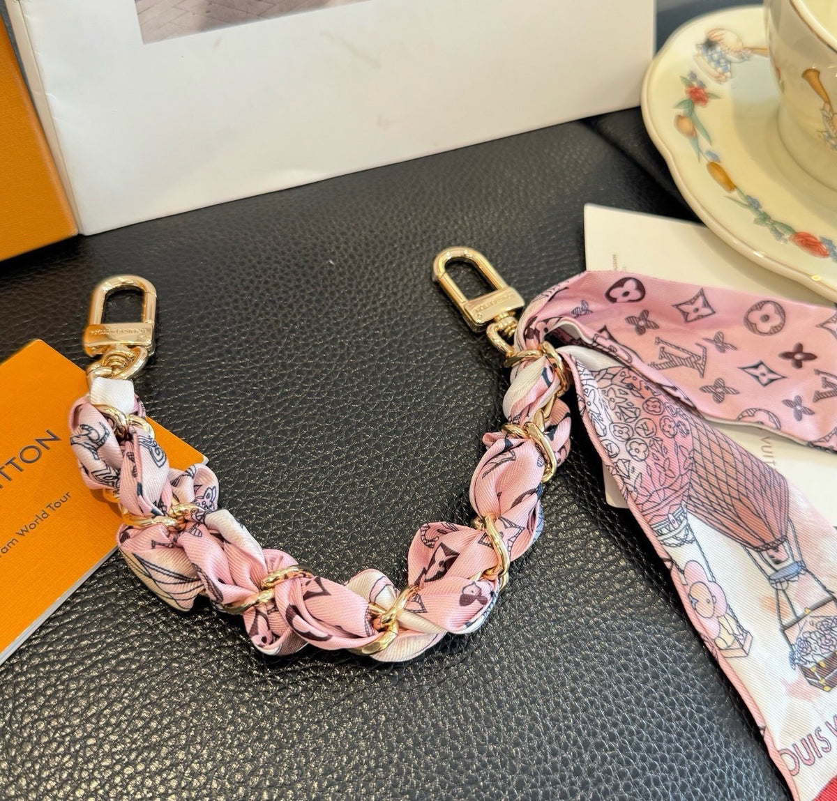 Metal Bag Charm Keychain
