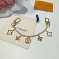 LOUIS VUITTON M01188 Canvas Flower Bag Charm Keychain