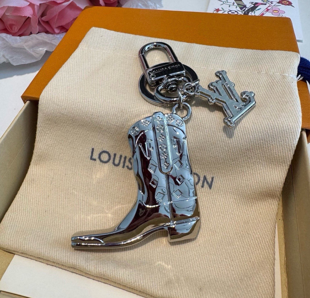 Logo Bag Charm Keychain