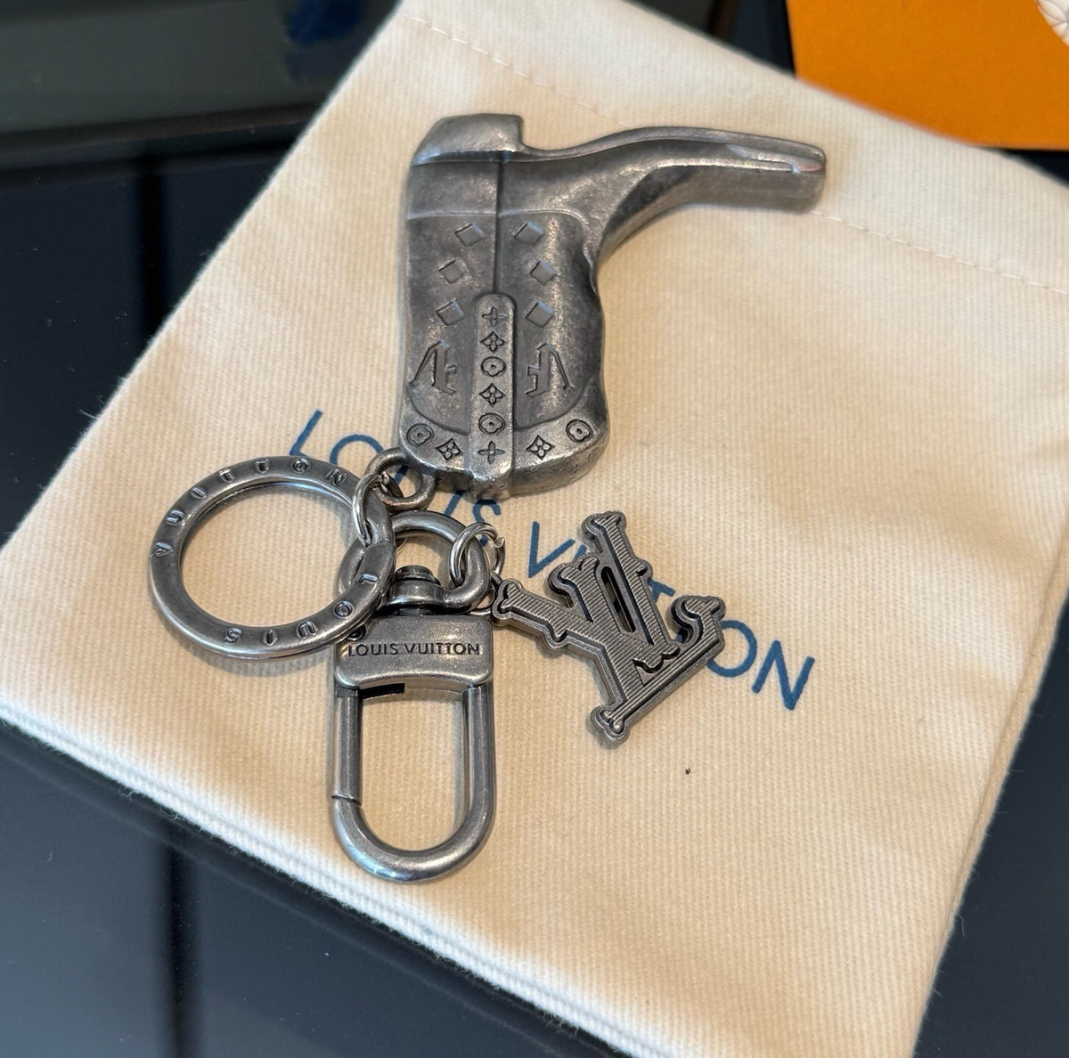 Logo Bag Charm Keychain