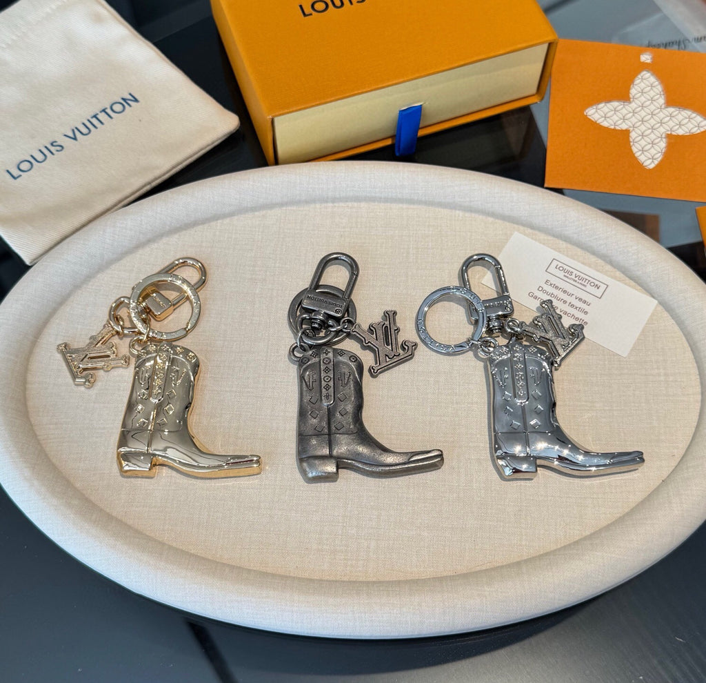 Logo Bag Charm Keychain