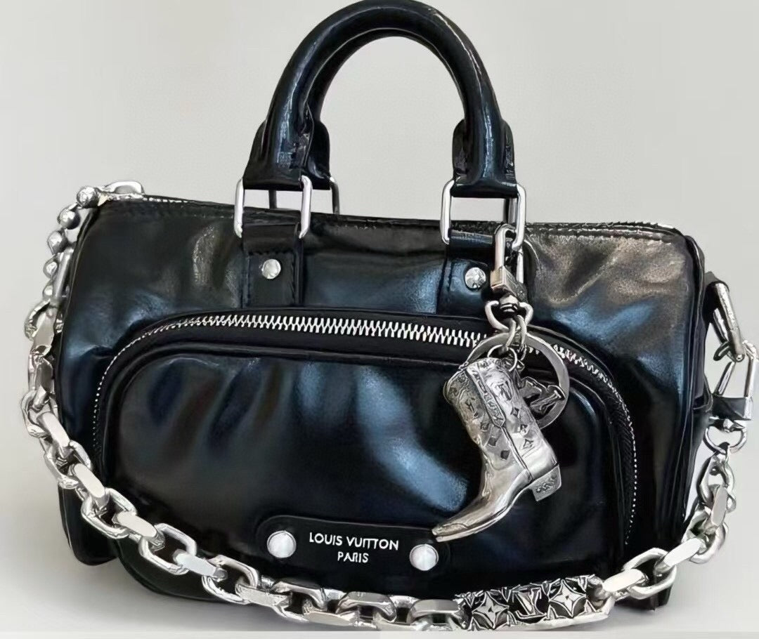 Logo Bag Charm Keychain