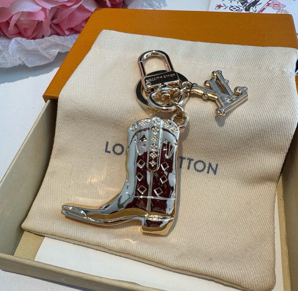 Logo Bag Charm Keychain