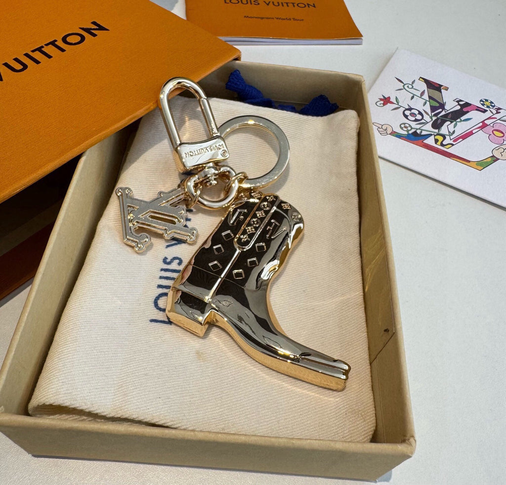 Logo Bag Charm Keychain
