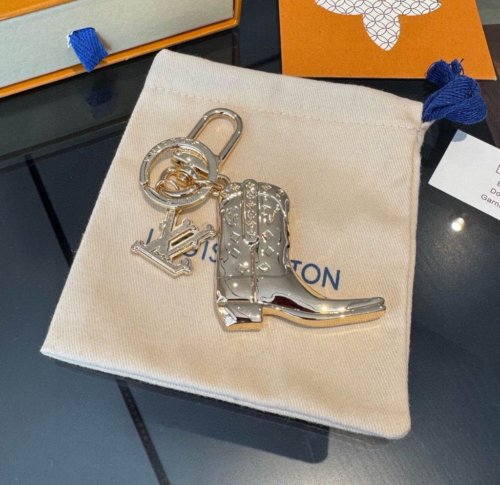 Logo Bag Charm Keychain