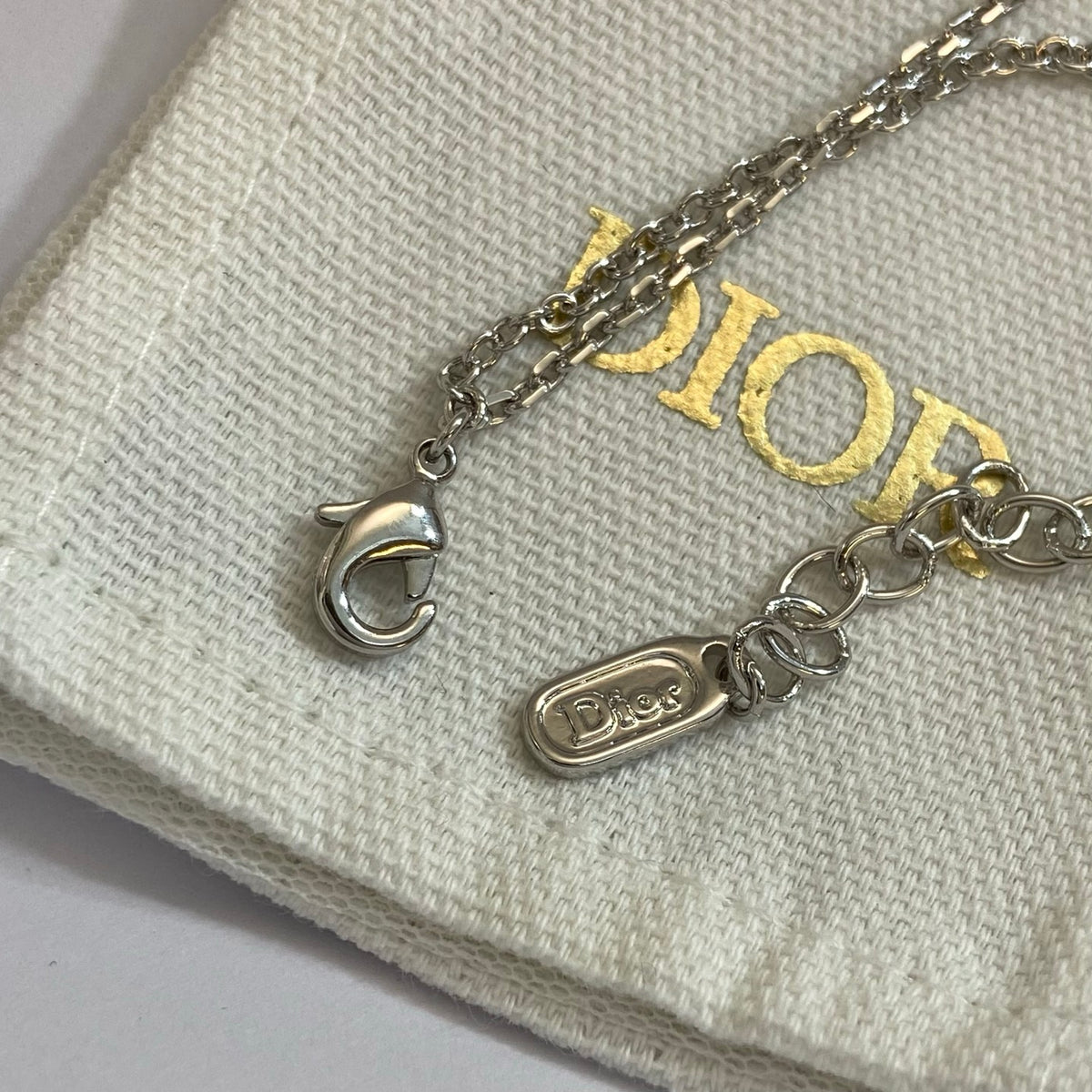 Silver-Tone Bow Necklace