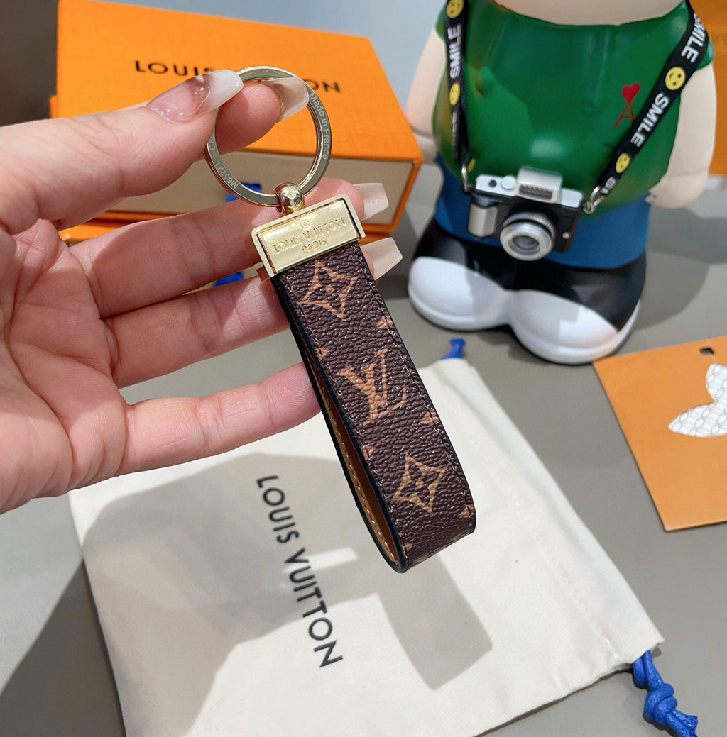 LOUIS VUITTON Canvas Keychain