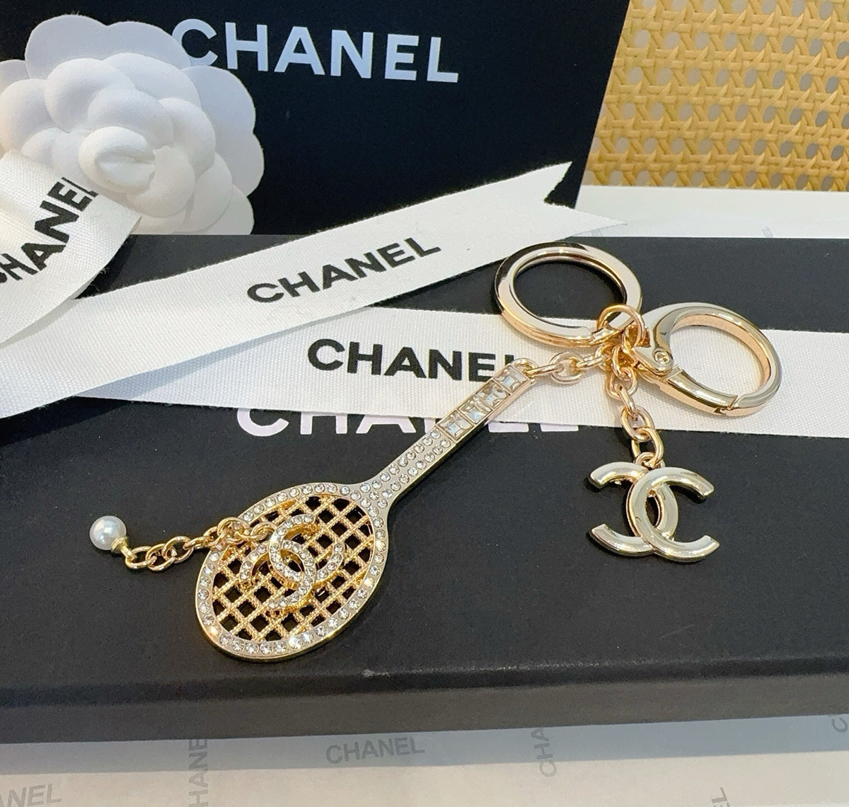 CHANEL Bag Charm Keychain