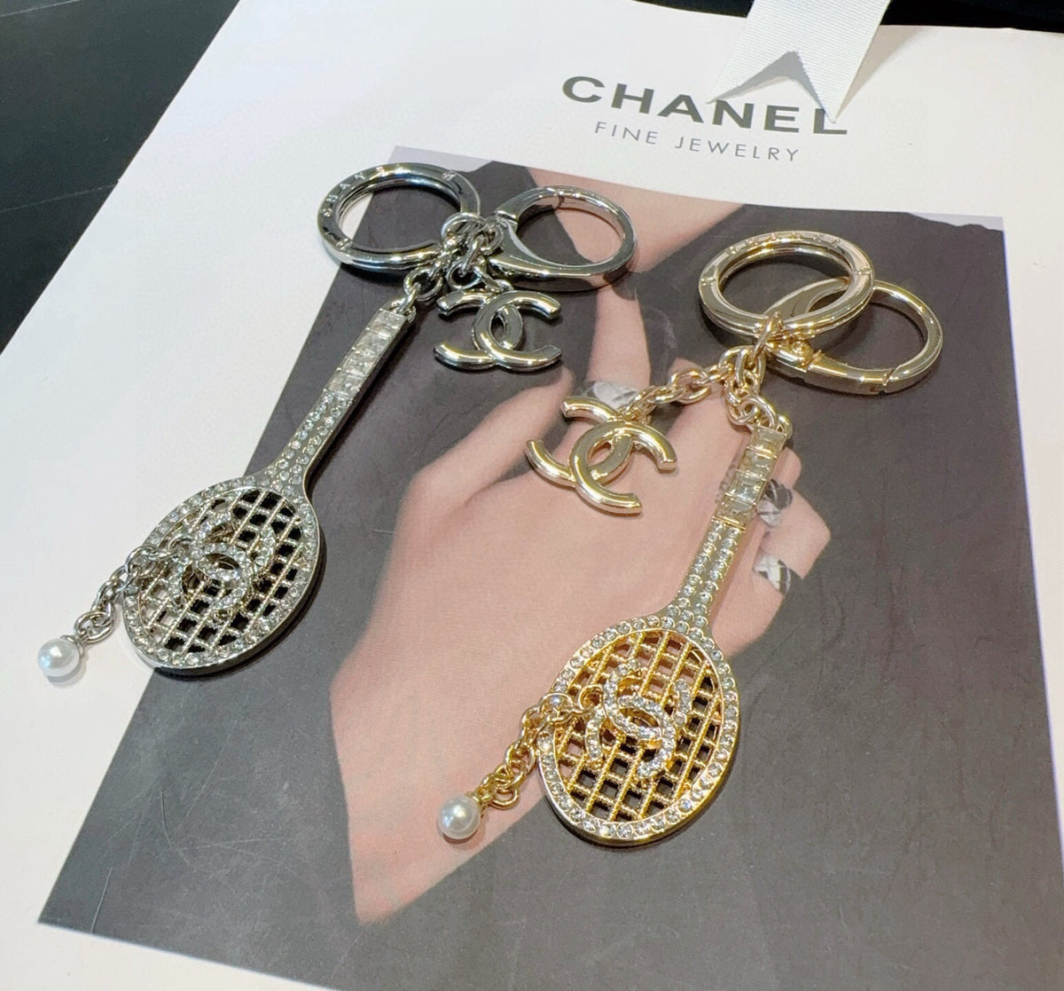 CHANEL Bag Charm Keychain