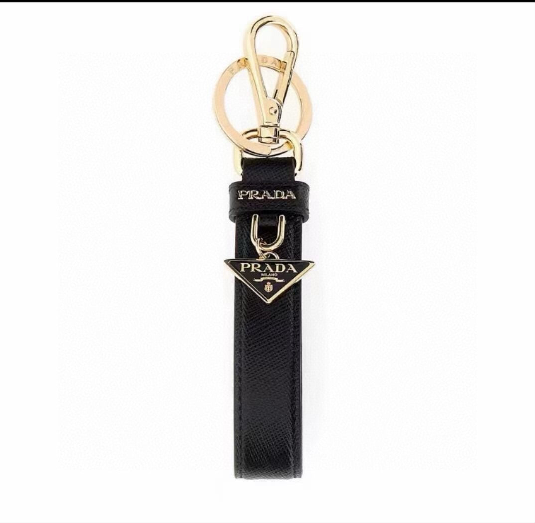 PRADA Logo Keychain
