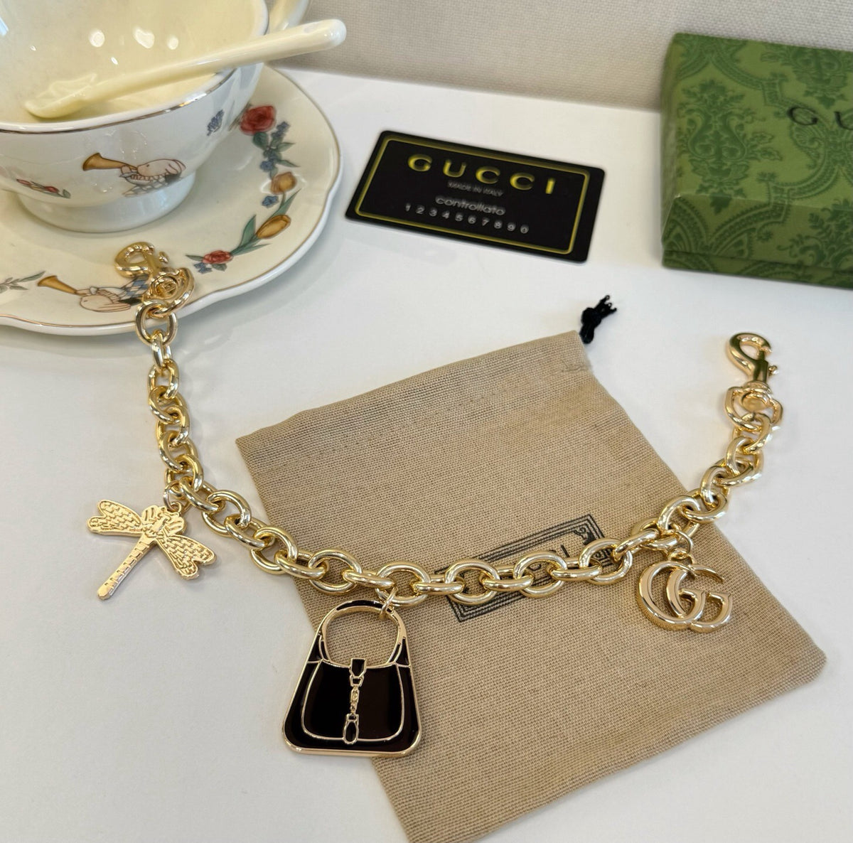 GUCCI Bag Charm Keychain