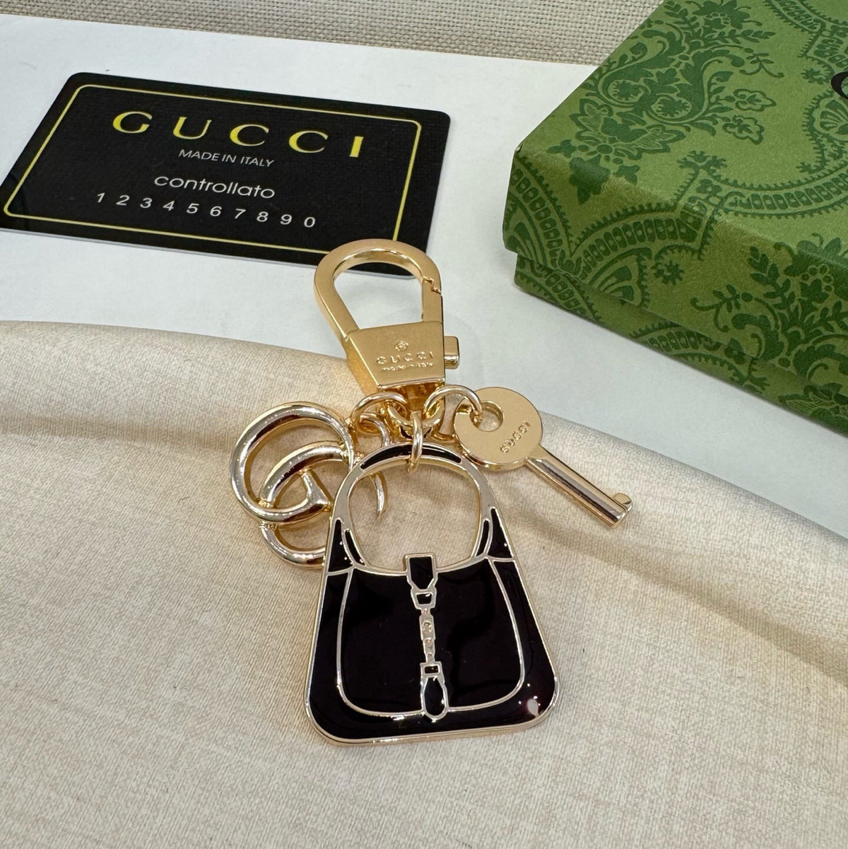 GUCCI Bag Charm Keychain