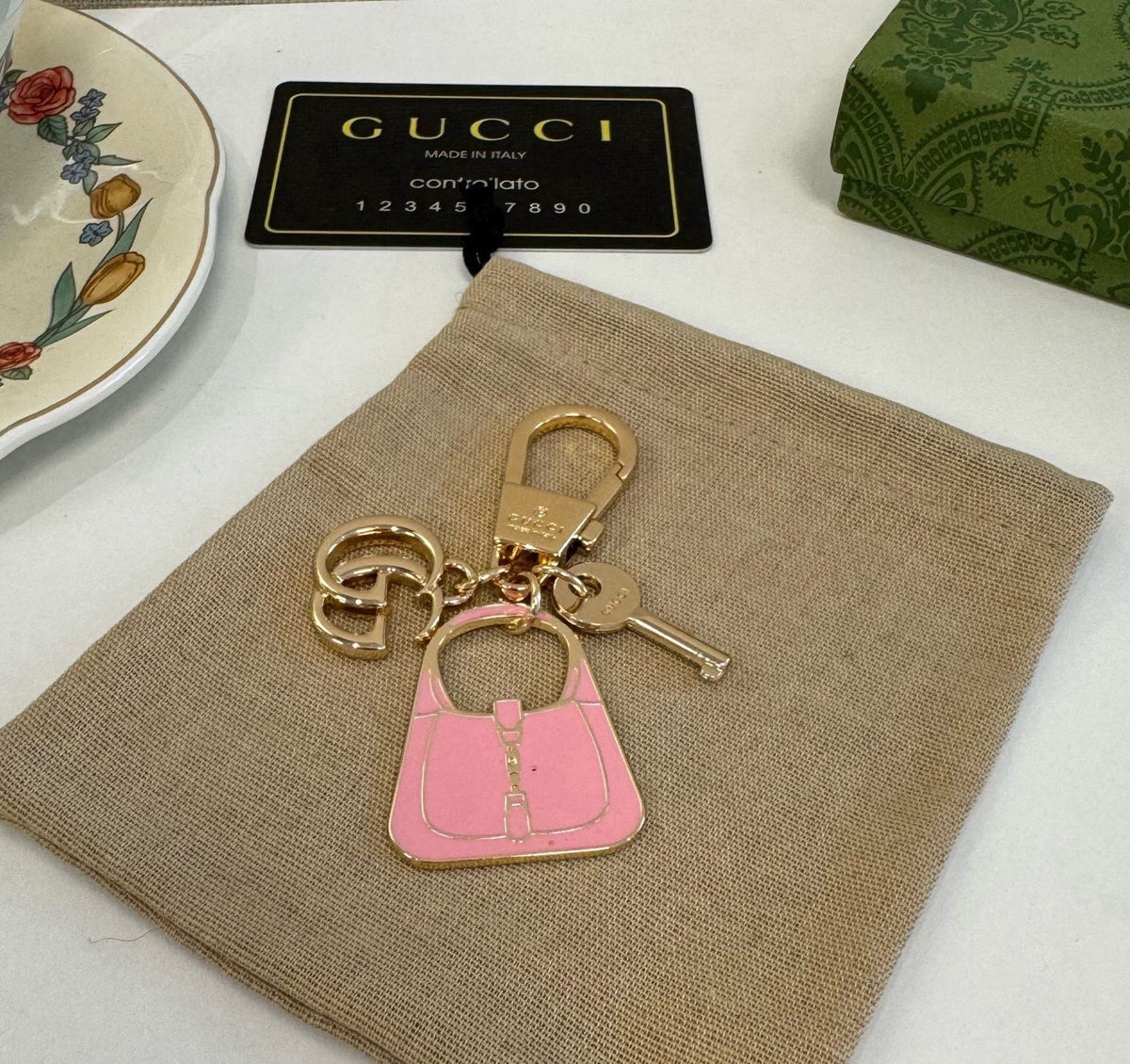 GUCCI Bag Charm Keychain