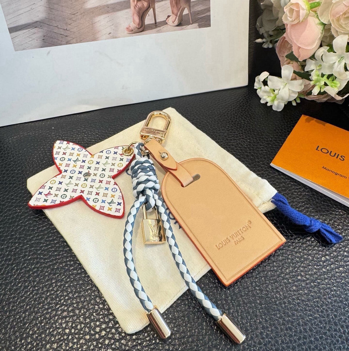 LOUIS VUITTON Bag Charm Keychain