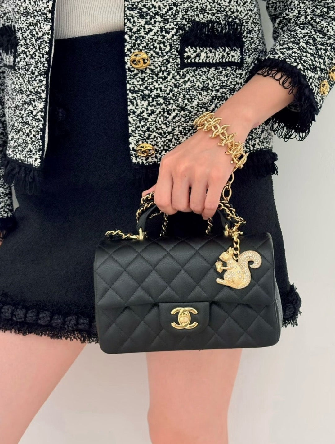 CHANEL Gold-Tone Bracelet