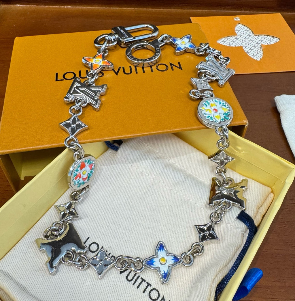 LOUIS VUITTON Metal Bag Charm Keychain