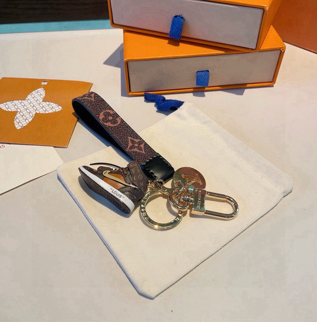 Canvas Bag Charm Keychain
