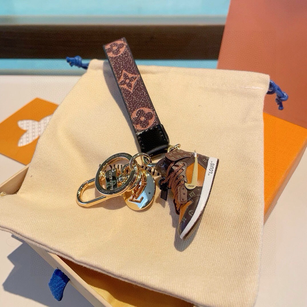 Canvas Bag Charm Keychain