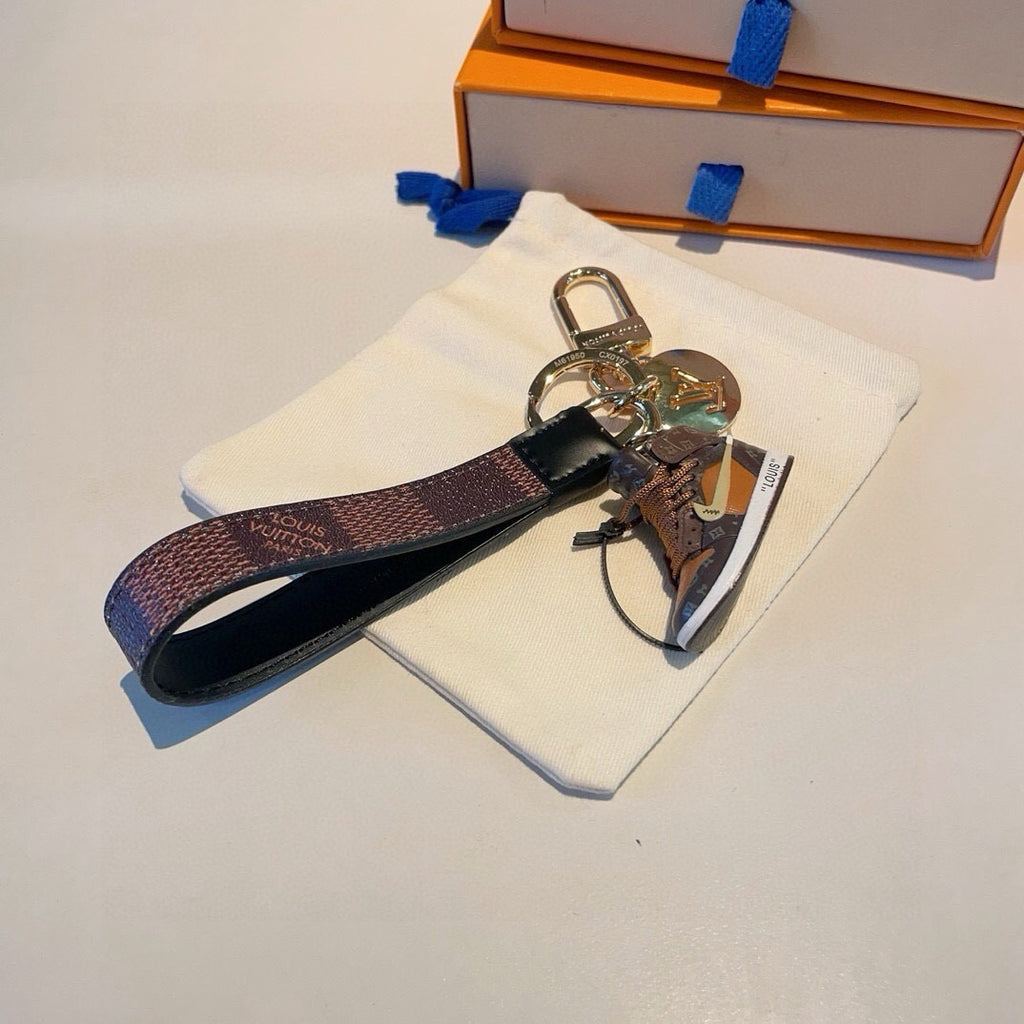 Canvas Bag Charm Keychain